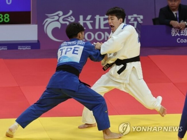 (Asiad) S. Korean Lee Ha-rim wins silver in men's judo