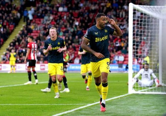 Newcastle equals its biggest EPL win with 8-0 rout at Sheffield United. Tributes for Cusack at game