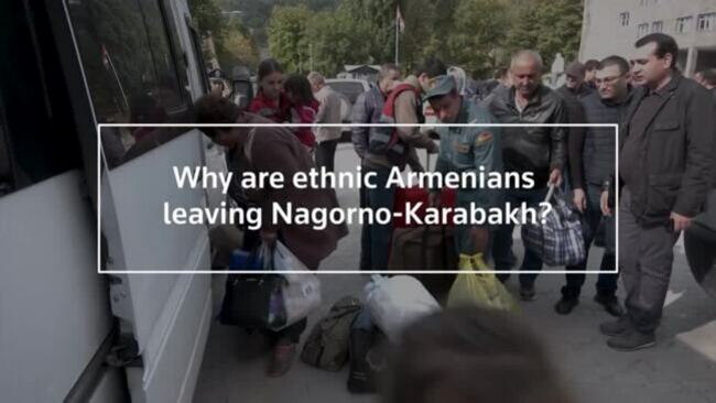 Why are 120,000 people leaving Nagorno-Karabakh?