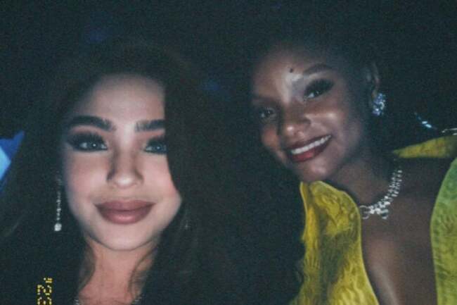 LOOK: Andrea Brillantes meets ‘Little Mermaid' star Halle Bailey at Milan Fashion Week