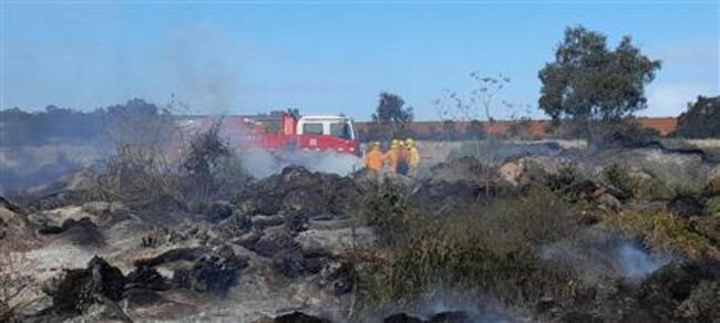 Firefighters quick to control Werribee South grassfire