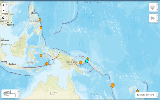 5.4-MAGNITUDE QUAKE JOLTS PAPUA NEW GUINEA'S NEW IRELAND REGION
