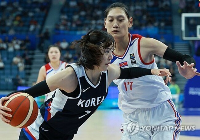 (Asiad) S. Korea cruises past N. Korea in women's basketball