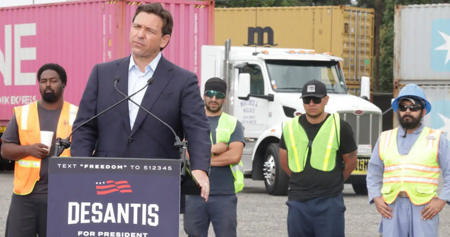 DeSantis Vows Bold Action: Pledges to Deport Millions of Migrants Who Entered Illegally During Biden's Administration