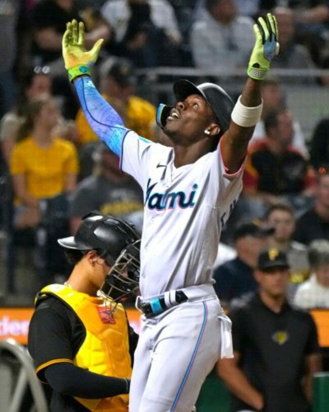 Chisholm homers and the surprising Miami Marlins grab an NL wild-card spot with 7-3 win over Pirates