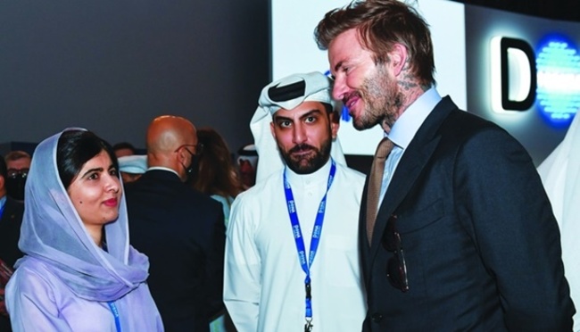 When a Nobel laureate meets a football icon