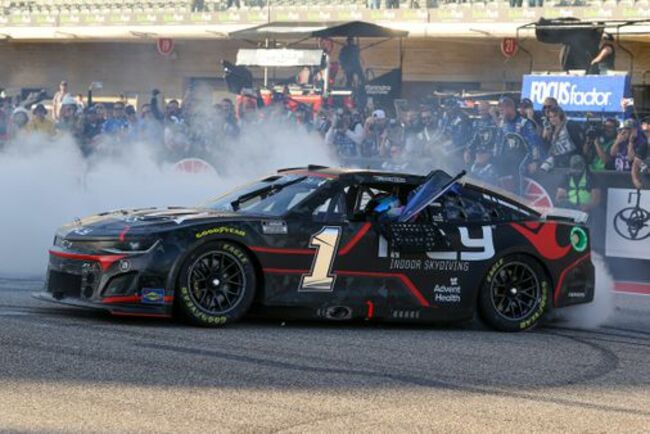 Ross Chastain records first career NASCAR Cup Series win in road course race in Austin
