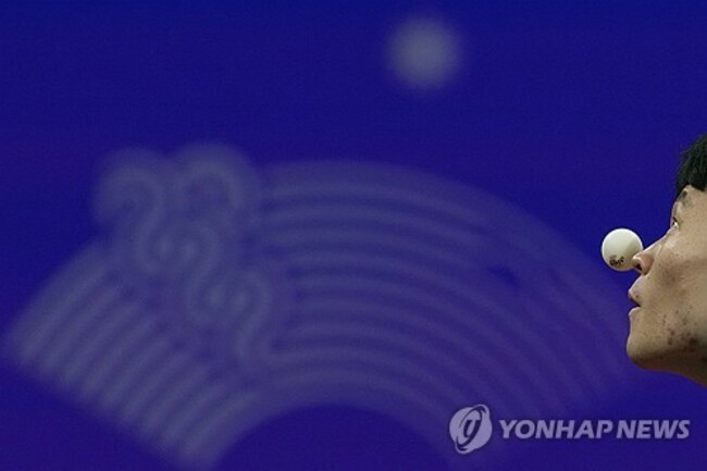 APTOPIX China Asian Games Table Tennis