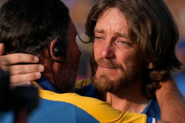 Fleetwood won the Ryder Cup for Europe at the reachable 16th. Just as it was planned