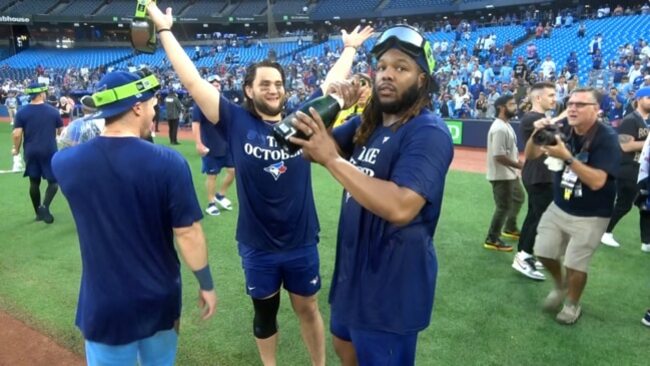 Jays celebrate playoff berth