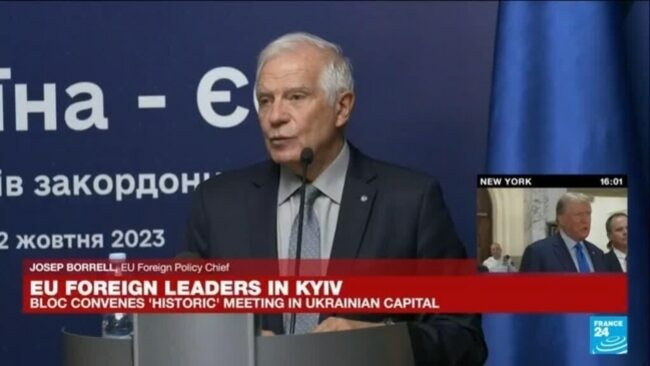 REPLAY – EU's Borrell and Ukraine's Kuleba address joint press conference in Kyiv