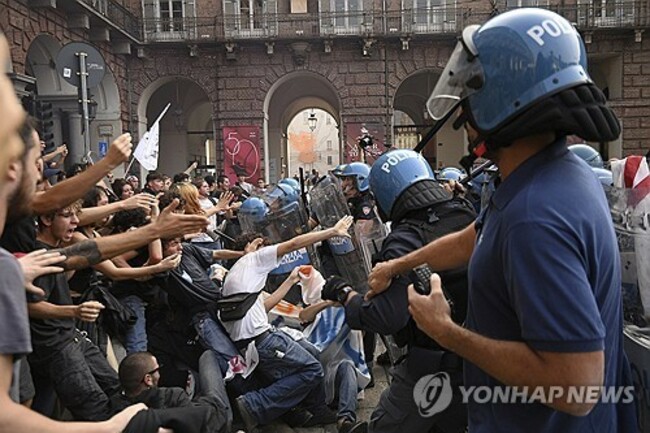 Italy Student Protests