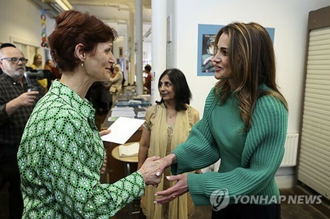 Britain Northern Ireland Queen Rania