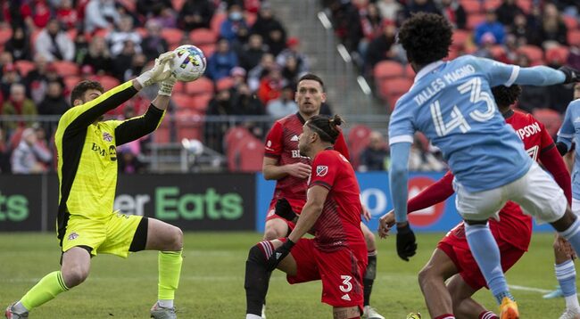 Jimenez scores as Toronto FC defeats defending champs New York City FC