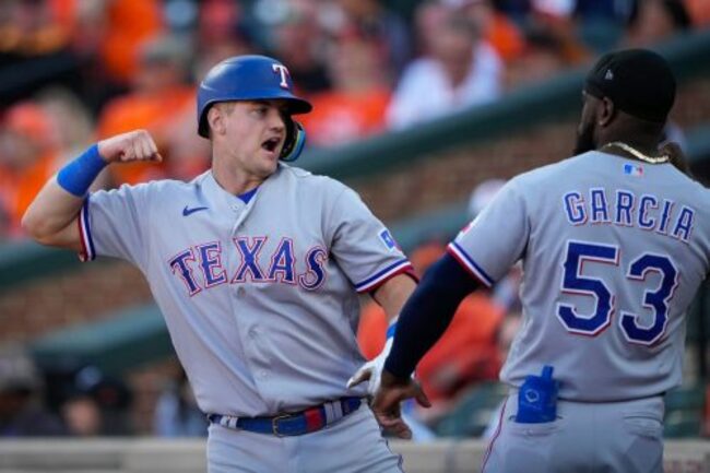 Texas' shaky bullpen escapes late as Rangers hold off Orioles 3-2 to open ALDS