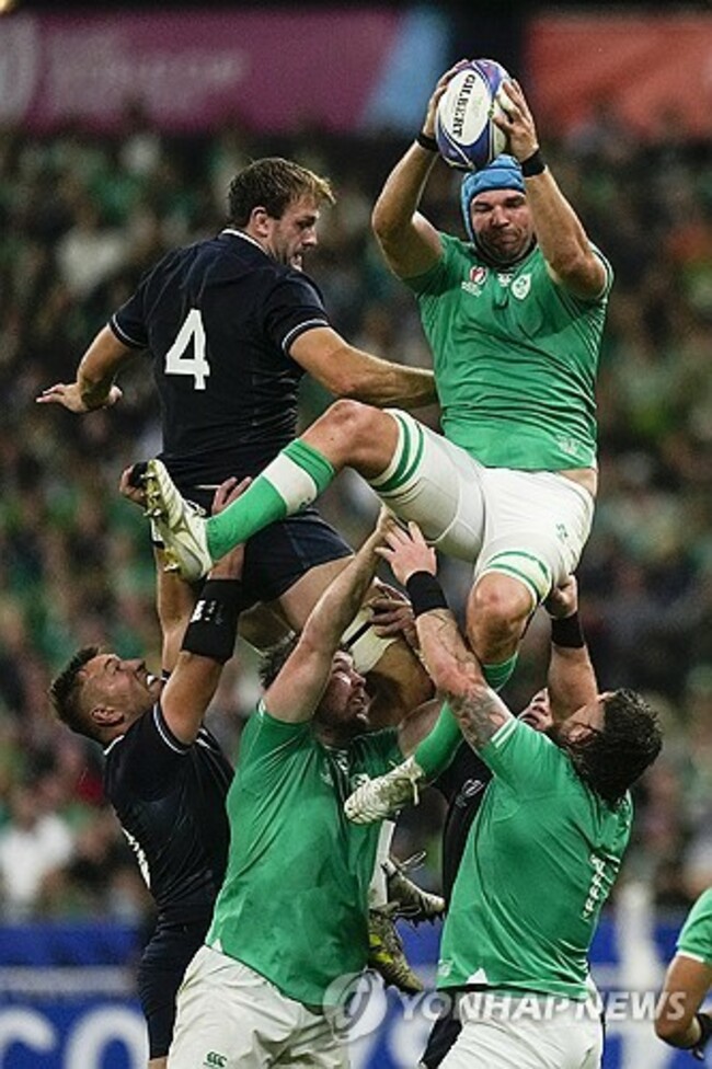 APTOPIX Rugby RWC Ireland Scotland