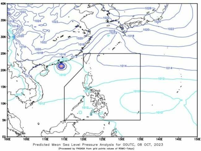 Pagasa: LPA east of Visayas may enter PAR in 24 to 48 hours