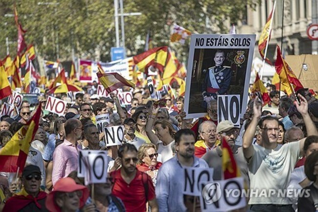 SPAIN AMNESTY PROTEST