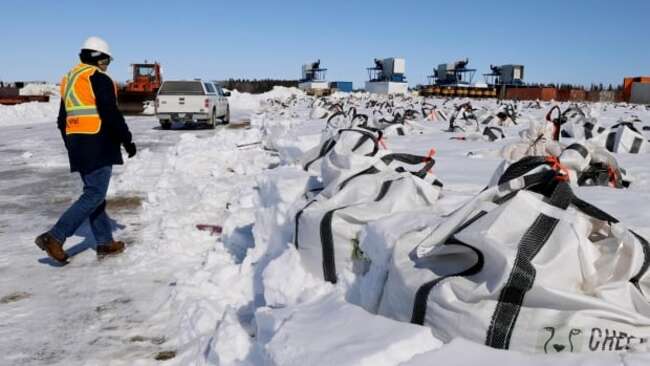 'Significant day for the north': Nechalacho's first rare minerals shipment leaves Hay River