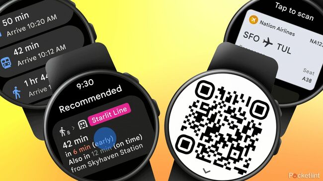 Wear OS now supports passes, tickets, and transit directions