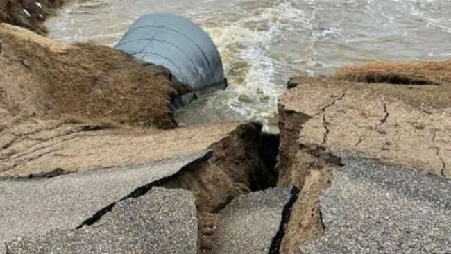 Roads washed out, basements soaked amid flooding in Manitoba's Interlake region