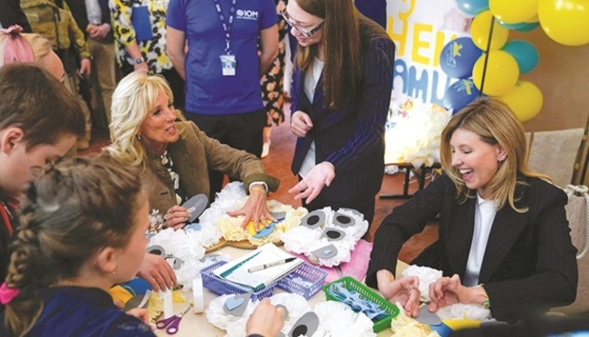 US First Lady in unannounced Ukraine visit