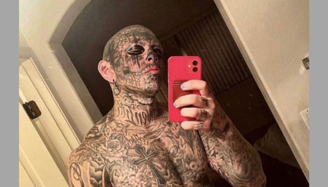 Man Spends $70K To Tattoo His Full Body And Eyeballs, Reveals What He Looked Like Before