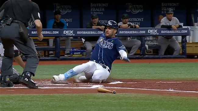 Rays’ Kiermaier hits inside-the-park home run against Marlins