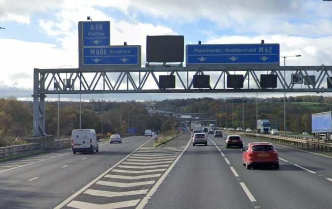 Leeds and Yorkshire motorway closures: All route diversions including M62 Chain Bar Interchange near Bradford
