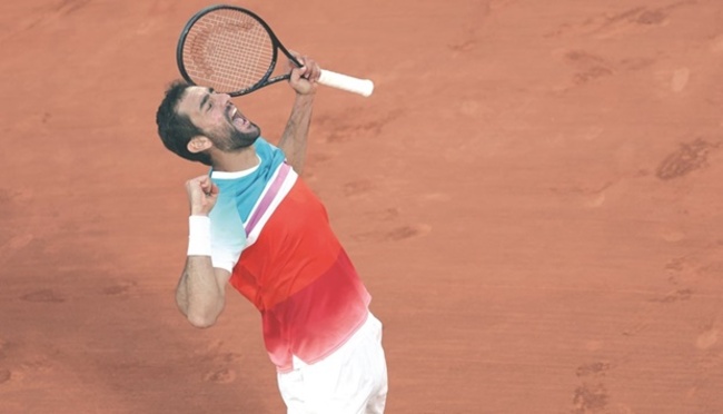 Cilic downs Rublev in super tiebreak to reach semi-finals