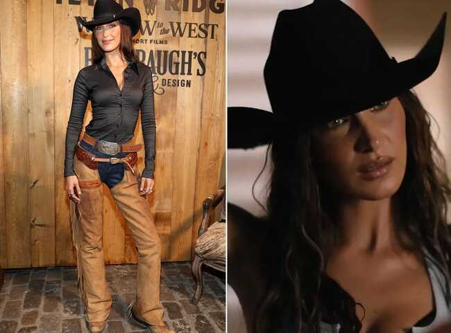 Bella Hadid Makes a Surprise Cameo In 'Yellowstone' As Creator Taylor Sheridan’s Girlfriend