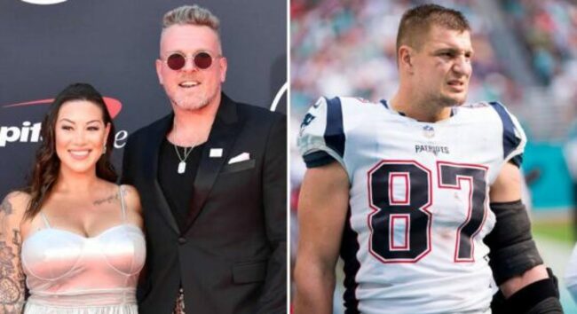 Rob Gronkowski Issues Strong Response to Pat McAfee’s Wife & 400,000 Fans For Booing Tom Brady