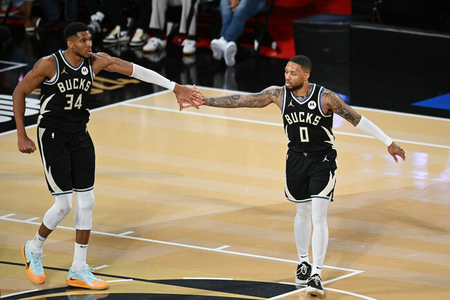 Damian Lillard responds to report claiming Giannis Antetokounmpo knew about Myles Turner trade ahead of time
