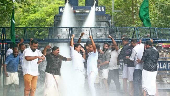 Kottayam hospital building collapse ignites violent Opposition protests across Kerala