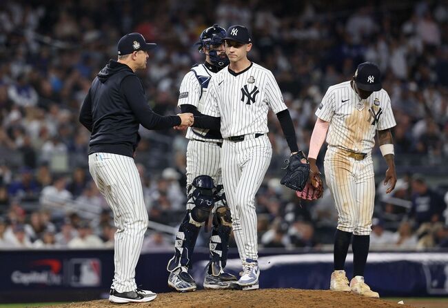 Yankees manager Aaron Boone, Marcus Stroman give clear verdict on Luke Weaver’s struggles in 6-5 loss vs. Mets