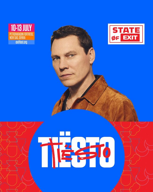 Tiësto petom brzinom preko Holivuda na EXIT
