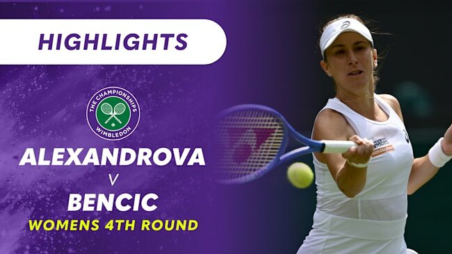4th Round Highlights | Ekaterina Alexandrova v Belinda Bencic
