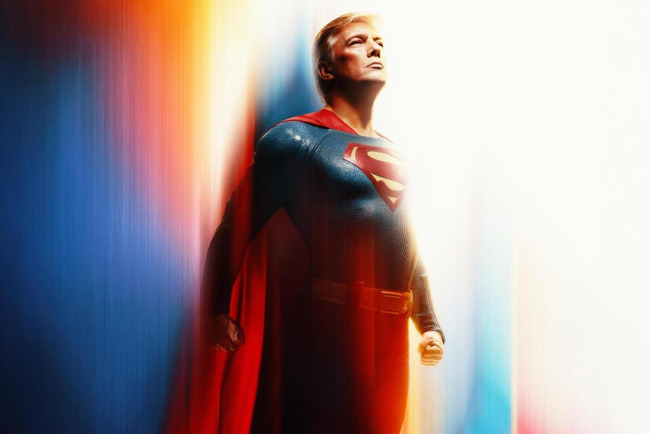 The White House posted an image of Trump as Superman - here’s how the internet responded
