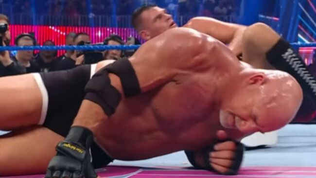Goldberg's retirement cut off by WWE in sudden botch