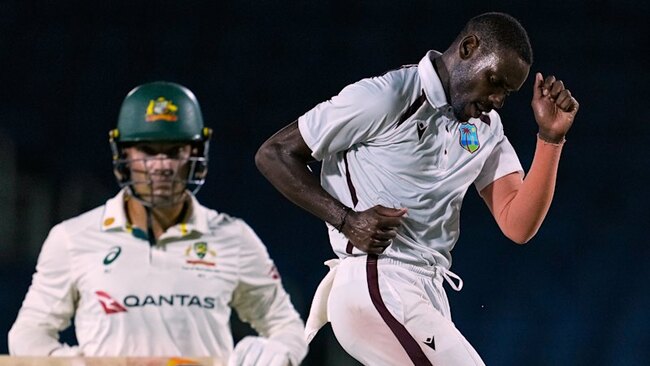 Pink ball carnage in Kingston as Australia lose 7-68 in 15 overs of mayhem