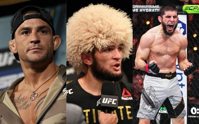 "They would still lose to Ilia" - Fans react to Dustin Poirier nearly teaming up with Khabib Nurmagomedov and Islam Makhachev at AKA