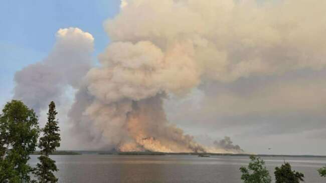 Hearne Lake Lodge no longer at risk from nearby wildfire, says N.W.T. Fire