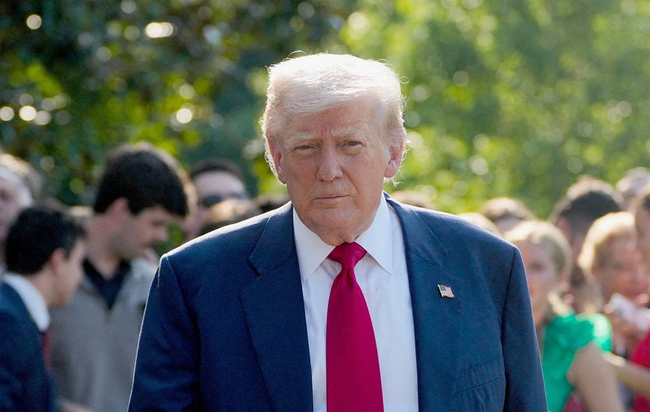 Trump plays golfs in Scotland while protesters take to streets, decry his visit