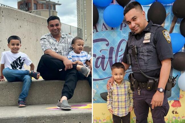 Sons of NYPD cop Didarul Islam idolized dad killed by Park Ave. shooter