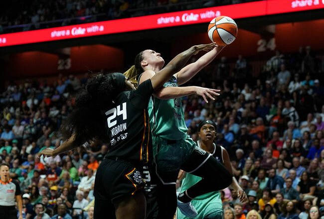 NY Liberty vs Connecticut Sun Game Player Stats and Box Score for Aug 3 | 2025 WNBA Season