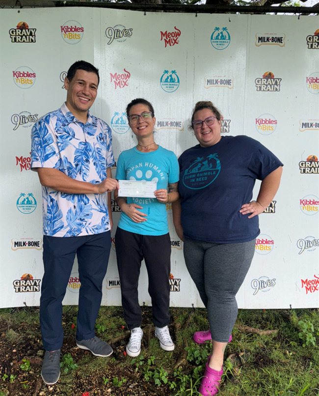 PDC Wholesale donates $3,500 to Guam Animals in Need to provide essential support for animal care