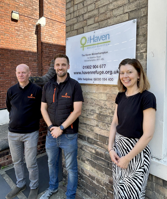 Jointing Tech donates over £6,600 worth of supplies to The Haven Wolverhampton