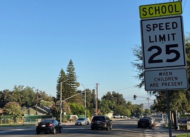 When do school zone speed limits apply?