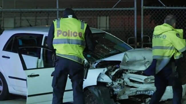Woman's arm severed in two-car crash in Melbourne