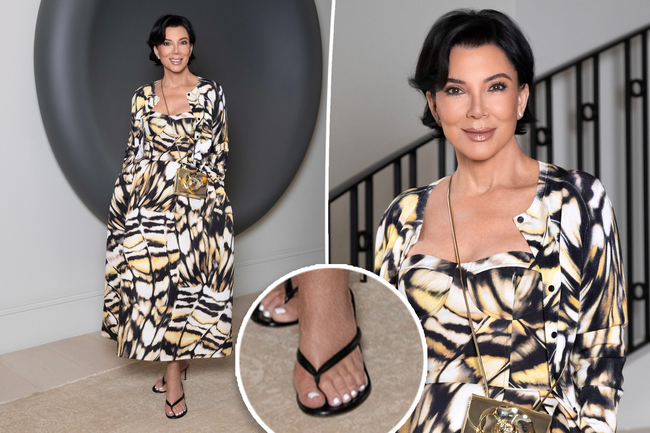 Kris Jenner called out for having ‘six toes’ — just like Kim and Kylie — in alleged Photoshop fail